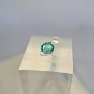 Natural Green Blue Tourmaline Cushion Cut 1.40 ct Loose Gemstone Jewelry Making